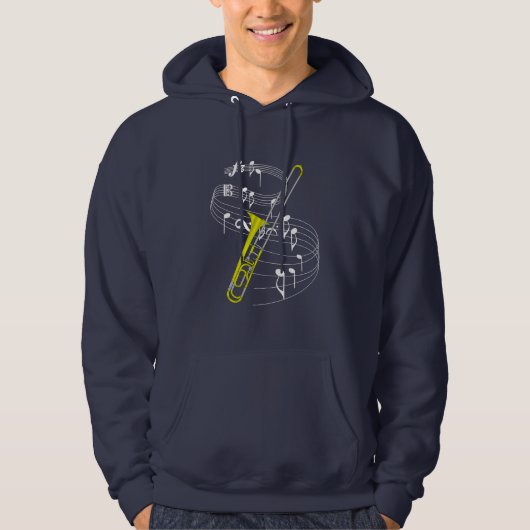 Trombone Hoodie (Voorkant)