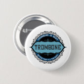 Trombone is het beste ronde button 5,7 cm (Voorkant /achterkant)