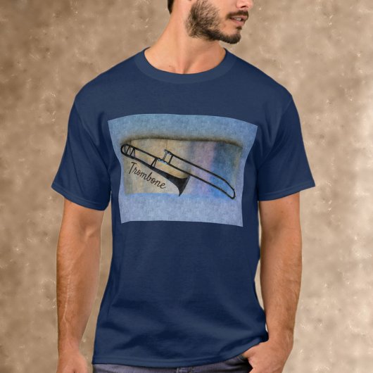 Trombone Jazzy Musical Artistic T-Shirt