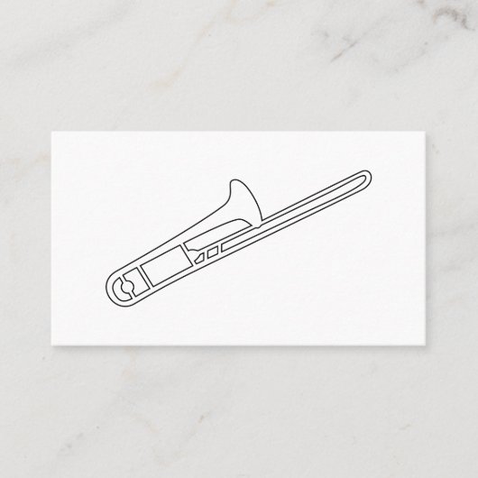 Trombone-Logo - Visitekaartje (Voorkant)