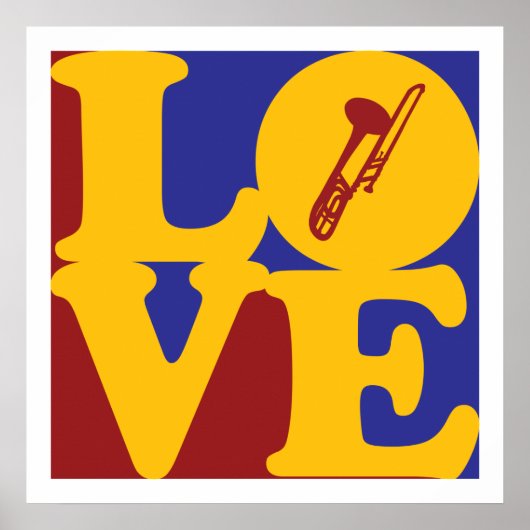 Trombone Love Poster (Voorkant)