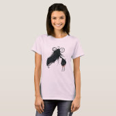 Trombone Monster Girly T T-shirt (Voorkant volledig)
