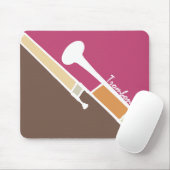 Trombone Mousepad Muismat (Met muis)
