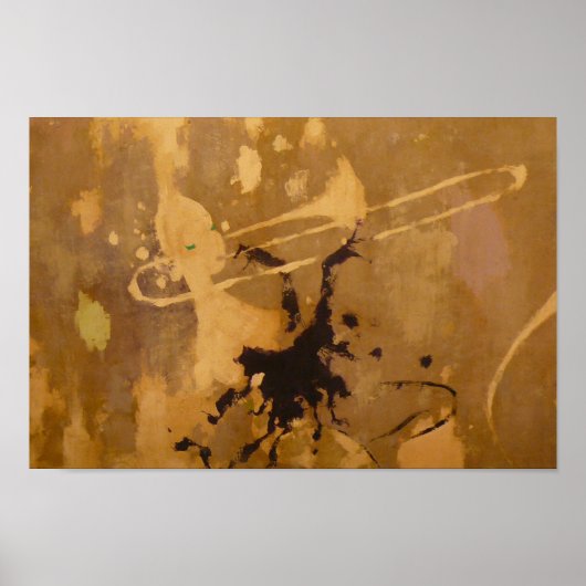 Trombone Muse Poster (Voorkant)