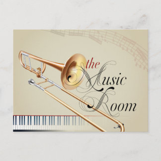Trombone Music Room Briefkaart