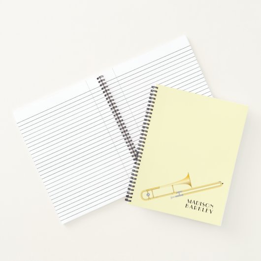 Trombone Musician Band Carnet enseignant (Intérieur)