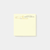Trombone Musician Band Teacher Post-it Notes (Voorkant)