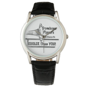 Trombone Musician koeler dan You Wrist Watch Horloge