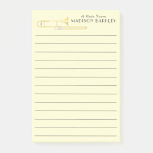 Trombone Musicus Band Docent Notities Post-it® Notes