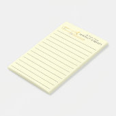Trombone-muzikant Band Lerarennotities Post-it® Notes (Schuin)