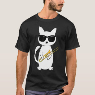 Trombone Muzikant Koperinstrument Trombonist Kat T-shirt