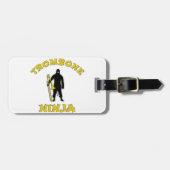 Trombone Ninja Bagagelabel (Voorkant horizontaal)