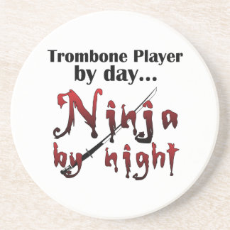 Trombone Ninja Zandsteen Onderzetter