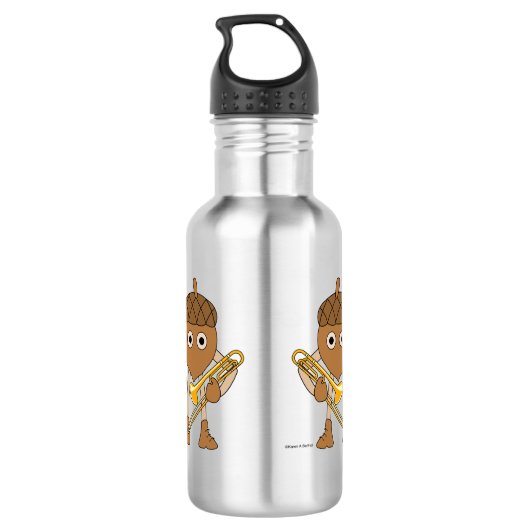 Trombone Nut Waterfles (Achterkant)
