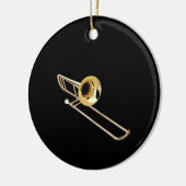 "Trombone"-ontwerpcadeaus en -producten Keramisch Ornament (Links)