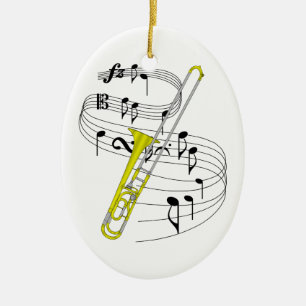 Trombone Ornament