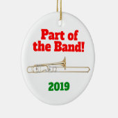 Trombone Ornament Part of the Band (Rechts)