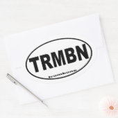 Trombone Ovale Sticker (Envelop)