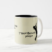 Trombone Player Coffee Mok (Voorkant rechts)