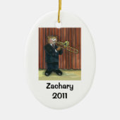 Trombone Player Personalized Ornament (Voorkant)