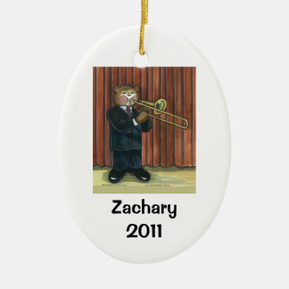 Trombone Player Personalized Ornament