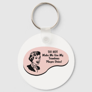 Trombone Player Voice Sleutelhanger