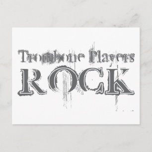 Trombone Players Rock Briefkaart