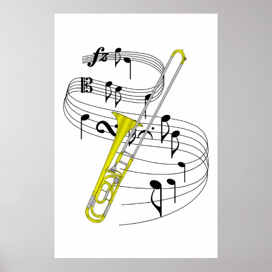 Trombone Poster (Voorkant)
