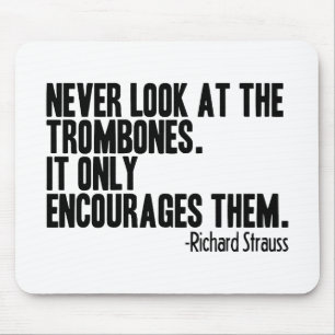 Trombone Quote Muismat