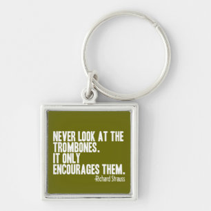 Trombone Quote Sleutelhanger