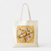 Trombone Ritme tote bag (Achterkant)