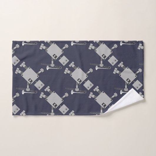 Trombone Robot Bad Handdoek (Handdoek)