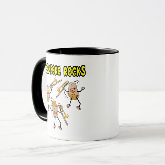 Trombone Rocks Mok (Voorkant links)