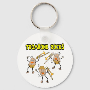 Trombone Rocks Sleutelhanger