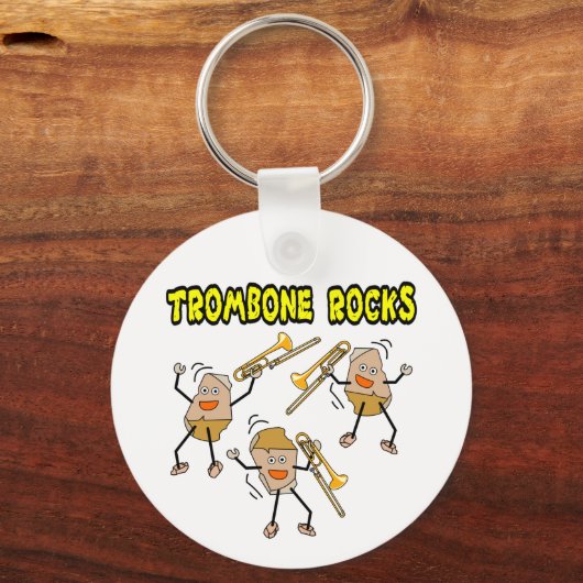 Trombone Rocks Sleutelhanger (Voorkant)