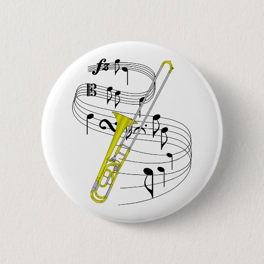 Trombone Ronde Button 5,7 Cm (Voorkant)