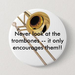 Trombone Ronde Button 7,6 Cm