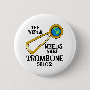 Trombone Solos Ronde Button 5,7 Cm