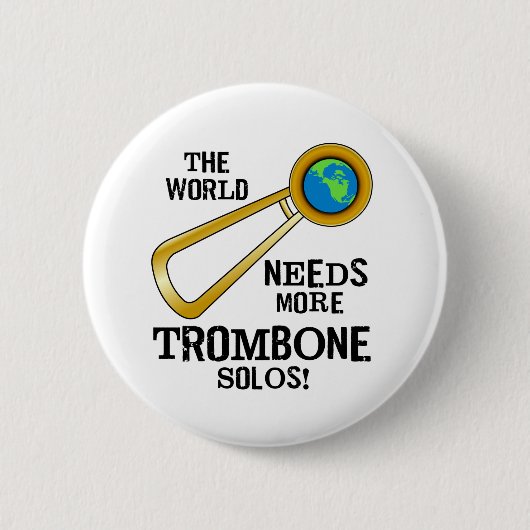 Trombone Solos Ronde Button 5,7 Cm (Voorkant)