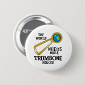 Trombone Solos Ronde Button 5,7 Cm (Voorkant /achterkant)