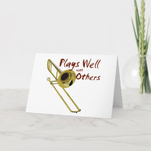 Trombone speelt goed kaart