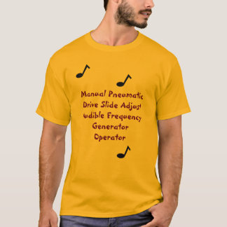 Trombone speelt rots! t-shirt