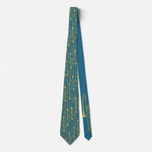 Trombone Stropdas (blauw)