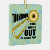 Trombone Touch Keramisch Ornament (Rechts)