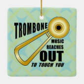 Trombone Touch Keramisch Ornament (Achterkant)
