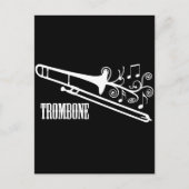 Trombone Vector Design Briefkaart (Voorkant)