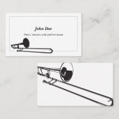 Trombone Visitekaartje (Voorkant / Achterkant)