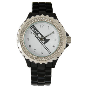 Trombone Watch_With Numbers Horloge