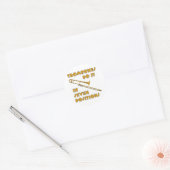 Trombonen doen het in 7 posities ronde sticker (Envelop)