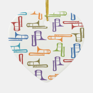 Trombonen Keramisch Ornament